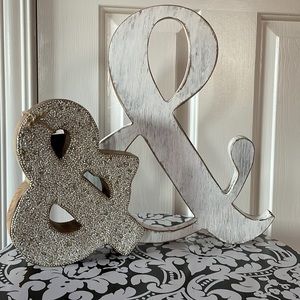 Casa Decor wooden ampersand